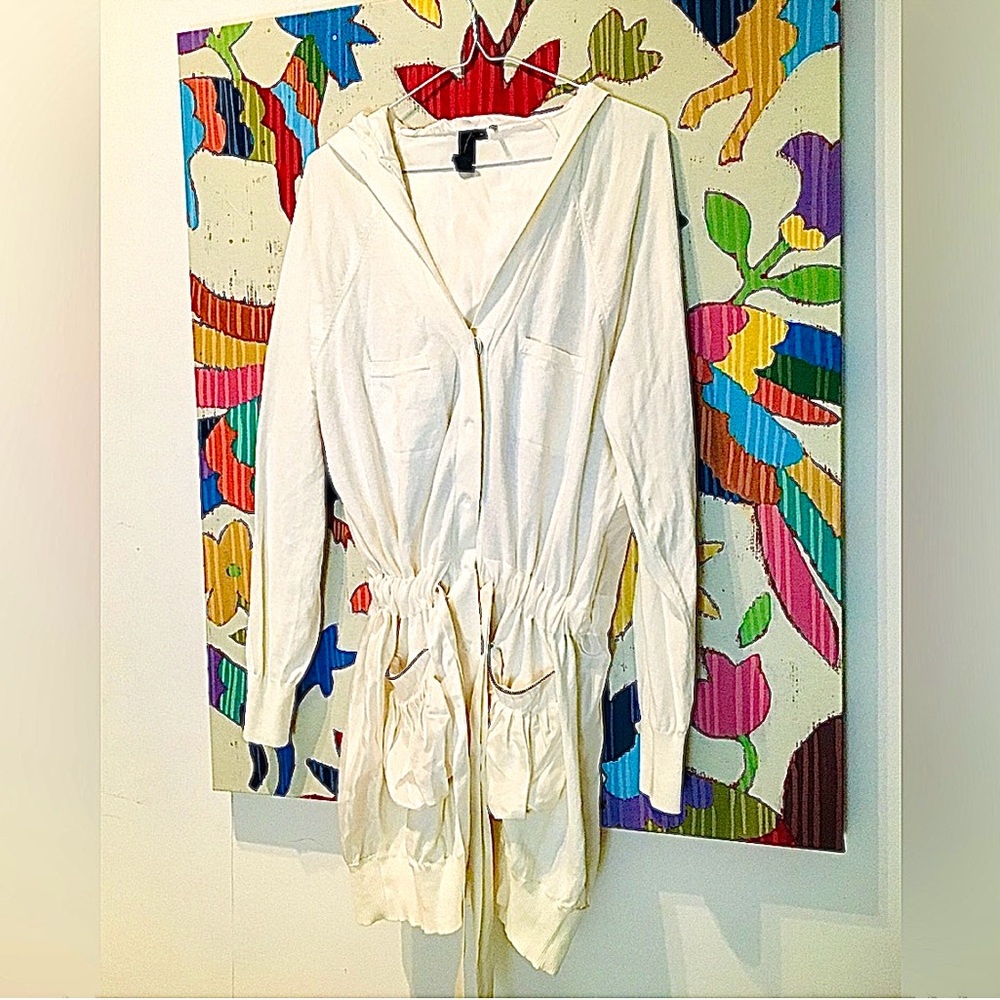 L.A.M.B. By Gwen Stefani silk drawstring dress/ tunic